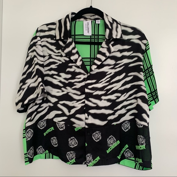 ASOS Lime Green and Black Matching Set Size 4 - Picture 3 of 12